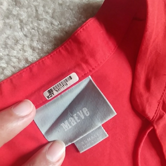 ❄SALE❄ANTHROPOLGIE MAUVE odilia shirtdress - Picture 7 of 8